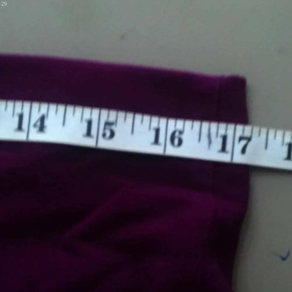 VICTORIA SECRET PINK Raspberry Long Yoga Pants with Fold-Over Top XL - Picture 5 of 8